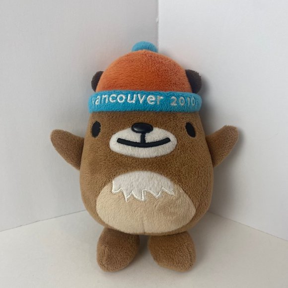 Vancouver 2010 Winter Olympics Canada Mascot Marmot Mukmuk 8" Plush - Picture 1 of 5